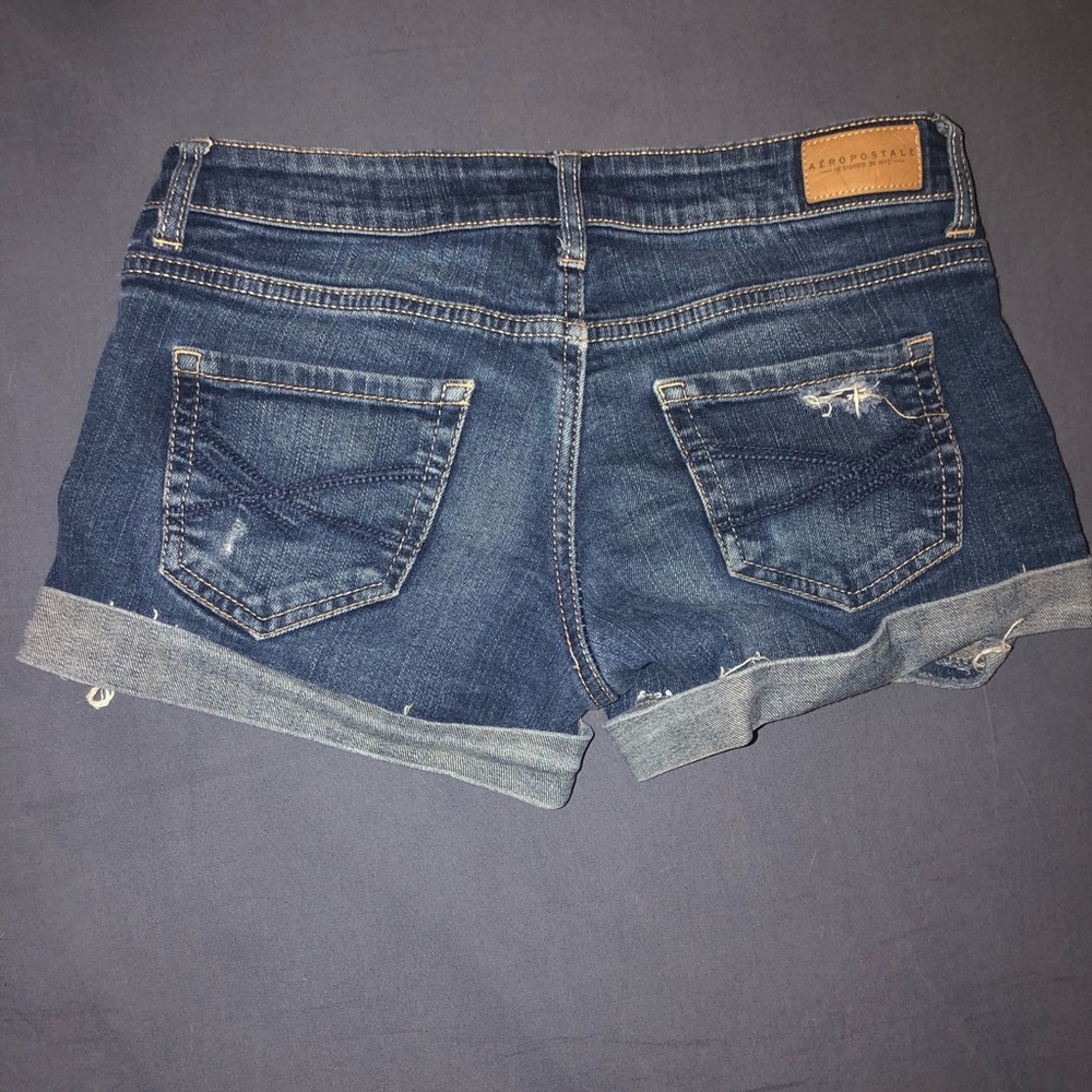Ripped Aeropostale Denim Shorts - Picture 2 of 4
